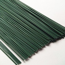 100 Pcs Simulation Flower Stem Wire 40 cm Iron Wire for Floral Arrangement