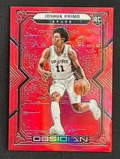 2021-22 Panini Obsidian - Joshua Primo #162 Electric Etch Red Flood (RC)