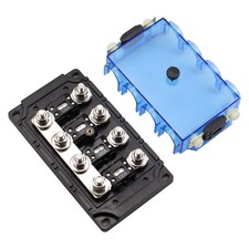 4-Way AMG Mega Fuse Holder Fuse Block with 6pcs 100Amp
