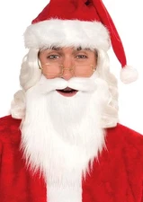 Forum Novelties Men's Simply Santa Beard and Moustache, White, One Size