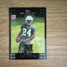 Topps 2007 Darrelle Revis #374 Rookie New York Jets NFL Football Card. rookie card picture