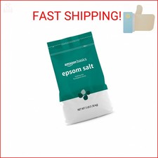Amazon Basics Epsom Salt Soaking Aid, Eucalyptus Scented, 3 Pound
