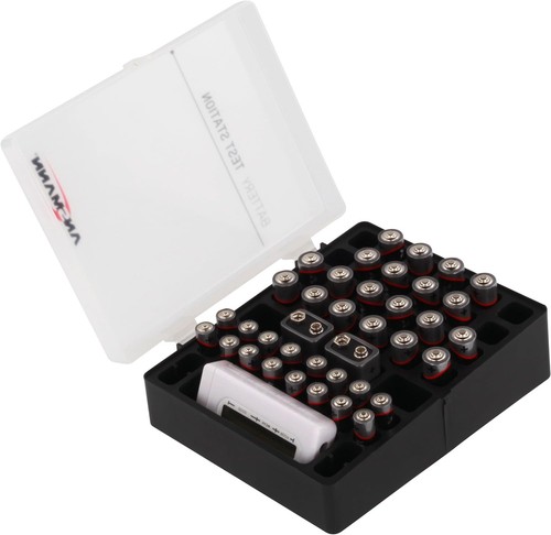 `ANSMANN 48 Aufbewahrungsbox 24 Mignon, 16 Micro un` ACC NEU - Afbeelding 4 van 4