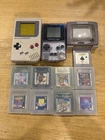 Vtg Nintendo Game Boy DMG-01 1989 & Game Boy Color Atomic Purple with 9 Games