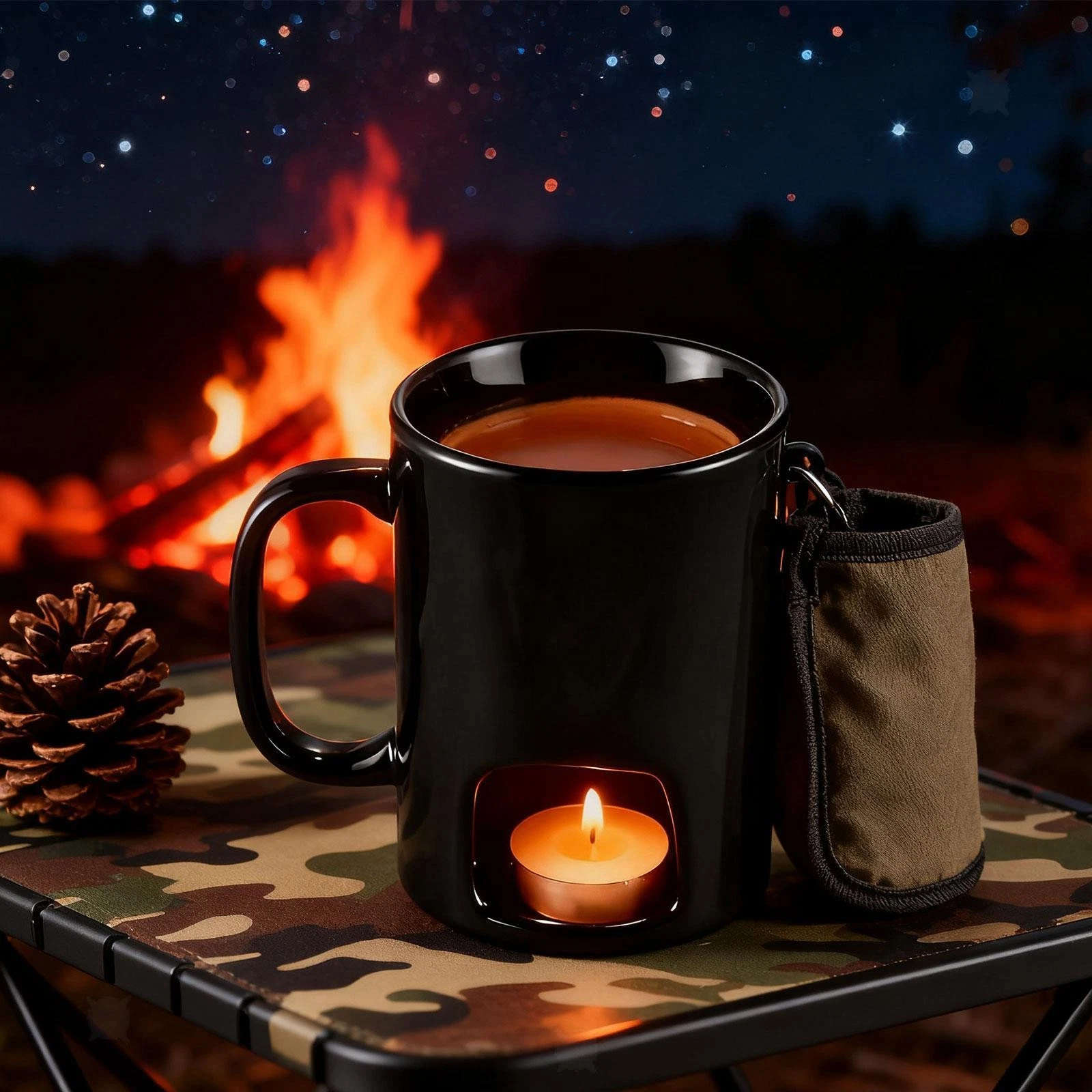 Chocolate Fondue Pot Butter Warmer Ceramic Hot Pot for Dinner Birthday Party