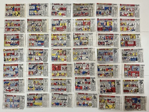 1983 (Series 83) Bazooka Joe Comic Wrappers - Complete Set Of 42 [low grade]