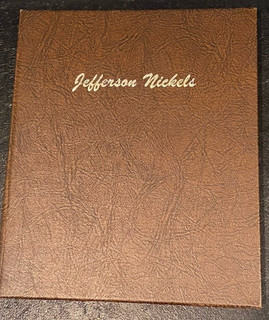 Dansco Jefferson Nickels 1938 Date Coin Album 105 Coins