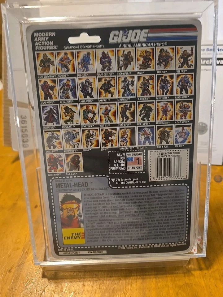 Винтажный GI Joe железные крестоносцы, металлическая голова оценена, cas. Moc - Изображение 4 из 4