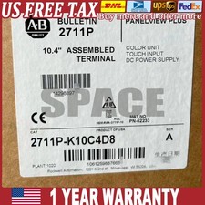 Allen Bradley 2711P-K10C4D8 Panelview Plus Sealed 2711P-K10C4D8 US Free Tax