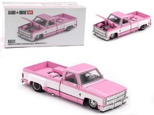 Kaido House X Mini Gt - Pink - Chevy Silverado Dually Vintage Spec V2 Khmg243