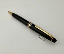 Authentic Montblanc Meisterstuck Classique 164 Black Gold Plated Ballpoint Pen