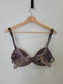 Lise Charmel Floral Lace Underwire Bra Size 32D Made in Italy
