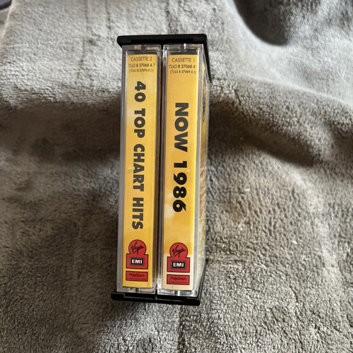 Now That's What I Call Music 1986 - 10th Anniversary Double Cassette Tape Sticke - Picture 2 of 23