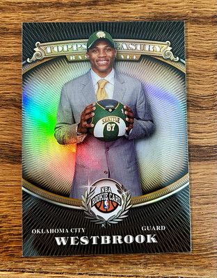 Topps 2008-09 Treasury Russell Westbrook Rookie Bronze Refractor #104 /2008