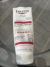 Eucerin Baby Eczema Relief Cream Colloidal Oatmeal Skin Protectant 8oz Exp 05/24