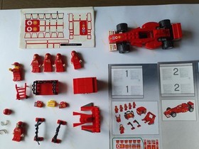 LEGO Racers Scuderia Ferrari Truck 8654 In 2005 Used Retired Comp W/Manual & Box