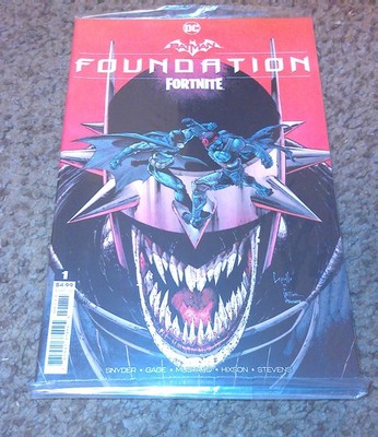 BATMAN FOUNDATION FORTNITE 1 SEALED - GREG CAPULLO 2021 - NEAR MINT