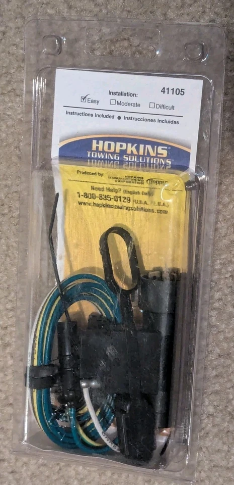 KIT DE CABLEADO DE REMOLQUE HOPKINS 1973-84 CHEVY SILVERADO BLAZER SUBURBAN JIMMY #41105 Foto 3 de 4