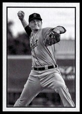 2019 Bowman Heritage Prospects Black and White Casey Mize Detroit Tigers