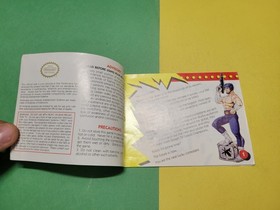 Libro de instrucciones original SMASH TV Nintendo NES solo manual