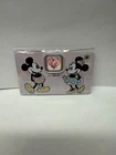 Mickey & Minnie Mouse Love Heart Valentines 1 Gram Silver .999 Bar in Card Fine