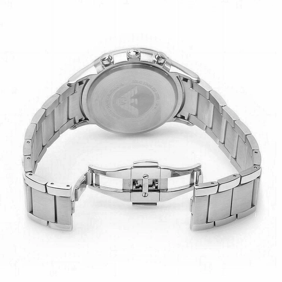 Xmas gift Luxury Emporio Armani AR2448 Mens Watch with Chronograph and BLUE DIAL - Image 3 of 4