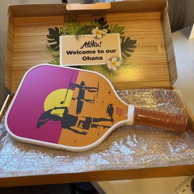 Maui Pickleball Co Paddle Signature Series Chasing The Sun Sunset Retro New