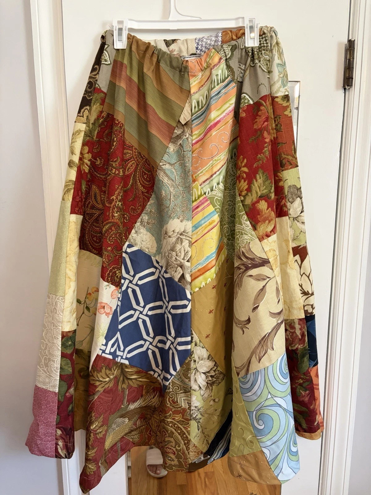 Handmade Quilted Maxi Skirt Fits Size L/XL
Opens in a new window or tab