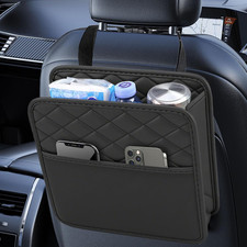 Autositz Organizer, Auto M&uuml;lleimer Zum Aufh&auml;ngen, Wasserdichtes Leder Auto Kinde