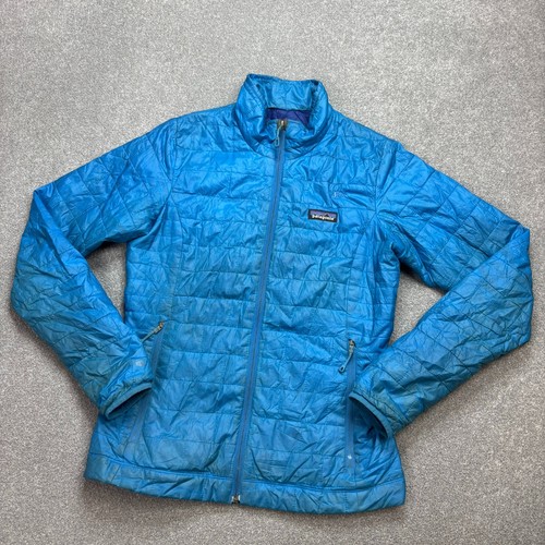 Patagonia Jacket Womens Small Blue Nano Puff Primaloft Insulated Puffer Ladies* - Picture 2 of 17
