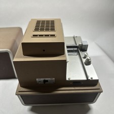 Vintage Argus 500 Auto Slide Projector With Case Powers On Needs Bulb And Cord