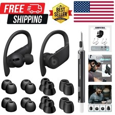 8 Pairs Ear Tips for Beats Powerbeats Pro/Beats Flex/Beats X Non-Slip Soft Si...
