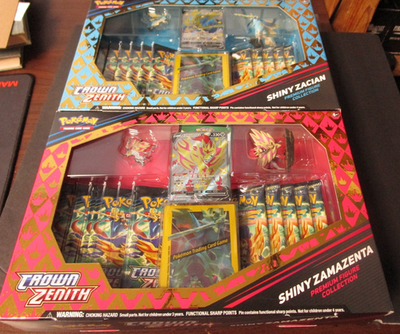 New Crown Zenith Shiny Zamazenta & Zacian Premium Figure