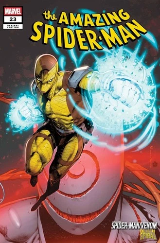 THE AMAZING SPIDER-MAN #23 (2025) COELLO CONNECTING VAR VF/NM MARVEL