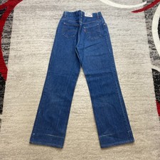 VTG Levis California Straights Pants 27 Blue Jeans Orange Tab USA 70s 80s 27x30