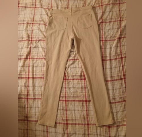 Girls Tan Jeggings Pants In Excellent Condition Size 12 Regular - Picture 6 of 6