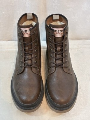 NEW! Guess Men's Boots Brown Lace Up Citizen Fashion Boot GMCitizen 2- R 8