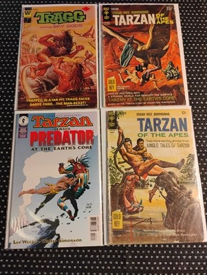 Tarzan vs. Predator, Tarzan of The Ape & Tragg Comic Mixed Lot of 4