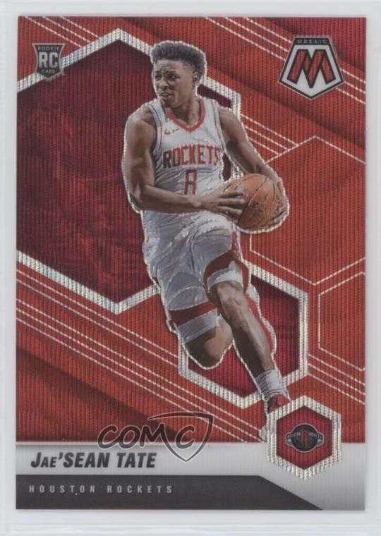 2020-21 Panini Mosaic Red Wave Prizm Jae'Sean Tate #214 Rookie RC 07rd