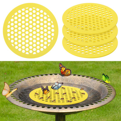 4 Pack Floating Bee Island- 7.87 Inch EVA Foam Floating Bee Watering Station-...