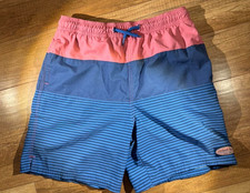 Vineyard Vines Boys Chappy Trunks In Ocean Breeze Size Large FREE SHIPPING