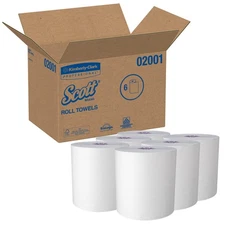 Scott Essential Paper Towel Hardwound Roll 1 Case(s) 1 Towels/ Case