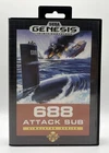 688 Attack Sub (Sega Genesis) (CIB) Retro | Vintage Video Game - Tested