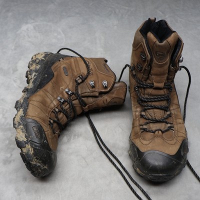 Oboz Mens 10.5W Hiking Boots Brown Bridger Mid Waterproof  display picture 2