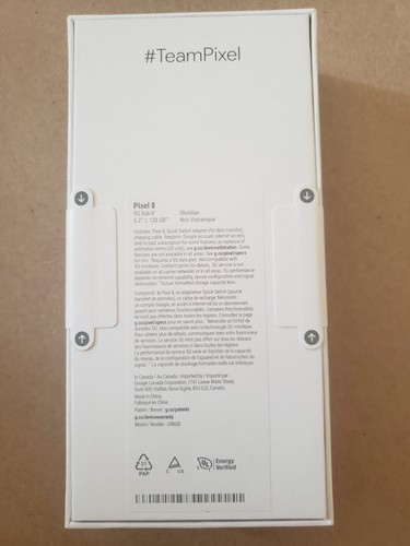 Téléphone portable Google Pixel 8 - 128 Go - Neuf dans sa boîte (débloqué) (CA) - Photo 2 sur 3