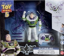 Hi-Tech Buzz Lightyear Action Figure Disney Toy Story 5 Flying RC Remote Drone