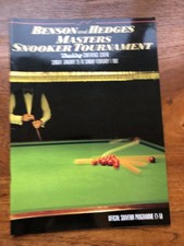 Masters Snooker Program 1987 Taylor V Higgins 