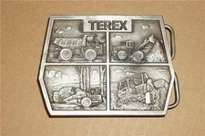 VINTAGE TEREX GENERAL MOTORS CONSTRUCTION EQUIPMENT TRUCKS BERGAMOT BELT BUCKLE