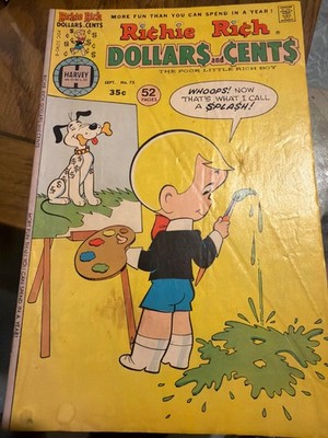 Richie Rich Dollars and Cents #075 - Harvey Comic  1976 VG-