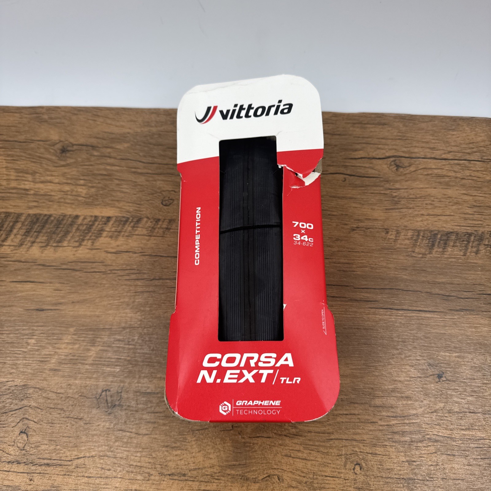 Vittoria Corsa N.EXT Tire - 700 x 34, Tubeless, Folding, Bla